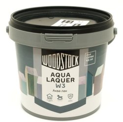 Лак для наружных и внутренних работ AQUA LAQUER Woodstock W3